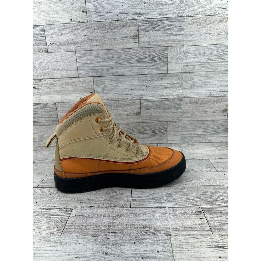 Nike ACG Woodside 2 High Sesame‎ Vivid Orange Boots 524872-201 Youth 4Y